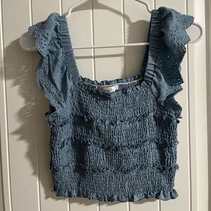 Bronxton boutique top blue size L